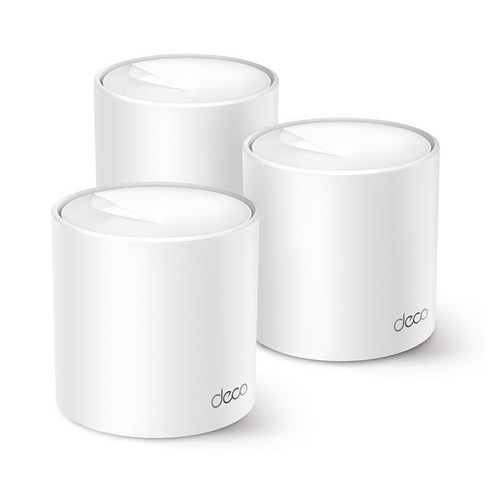 티피링크 AX1800 듀얼 밴드 통합 홈 메시 Wi-Fi 6 시스템 공유기, Deco X20, 3개
