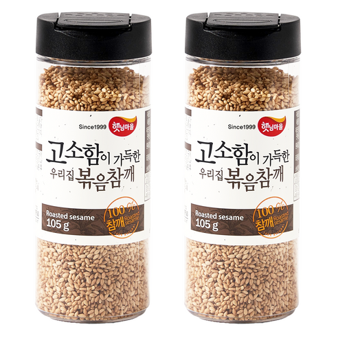 햇님마을 고소함이 가득한 우리집 볶음참깨, 105g, 1개