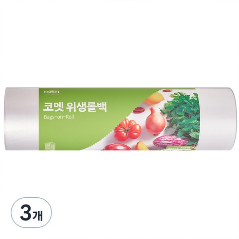 코멧 위생롤백 점보특대형 37 x 50 cm, 450개, 3개