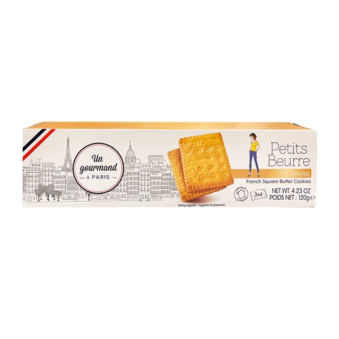 파티셰리 쁘띠 베레르 쿠키, 120g, 1개