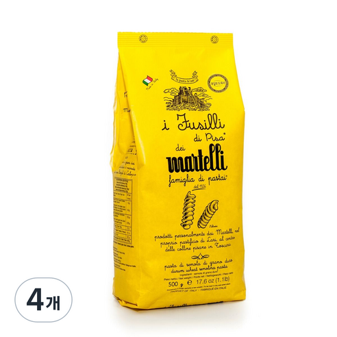 마르텔리 푸실리 디 피사, 500g, 4개