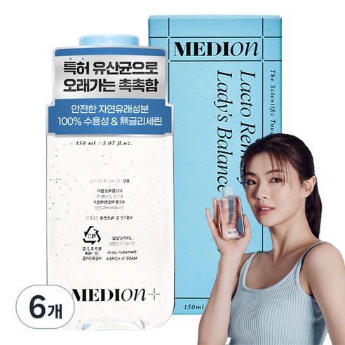 메디온 락토리메디 레이디스 수용성 밸런스젤 2.0, 150ml, 6개