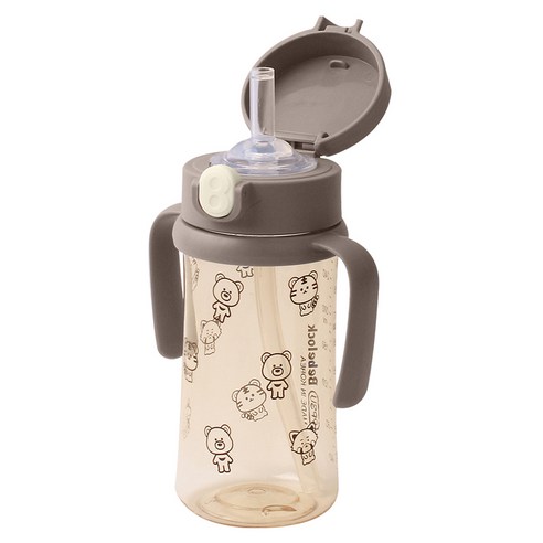 베베락 국내 제조 아이와 PPSU 원터치 유아 빨대컵 270ml, 1개, 초코