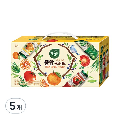 자연은 종합음료세트, 180ml, 60개