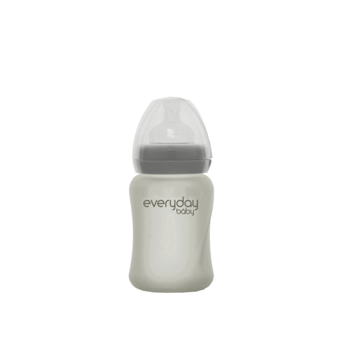 에브리데이베이비 유리젖병 150ml, 그레이, 1개