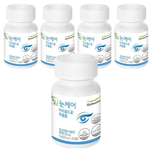 풀무원 눈케어 마리골드꽃 추출물, 5개, 15g