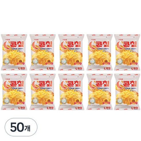 크라운 C콘칲 스낵, 44g, 50개