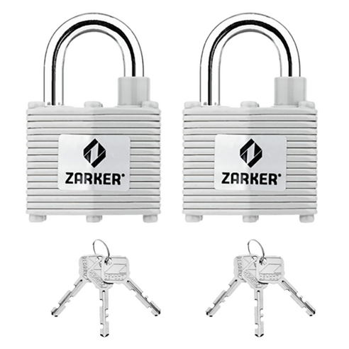 자커 철판 자물쇠 N30A + 일반키 3P x 2개, 2세트
