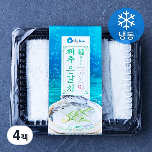 비비수산 제주 손질 은갈치 3마리 (냉동), 630g(대), 1팩