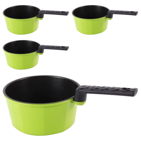 키친아트 국산 오페라 소스팬 편수 냄비, 16cm, 혼합색상, 4개