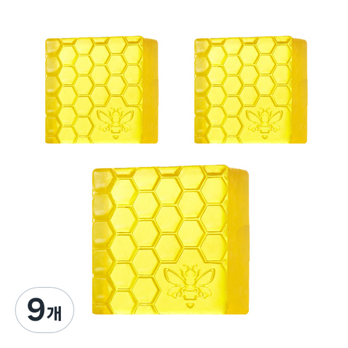 미친스킨 프로폴리스 벌집모공팩 비누, 90g, 9개