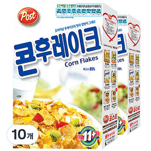 포스트 콘후레이크 시리얼, 220g, 10개