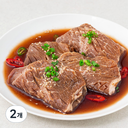 곰곰 양념 부채살 구이용, 400g, 2개