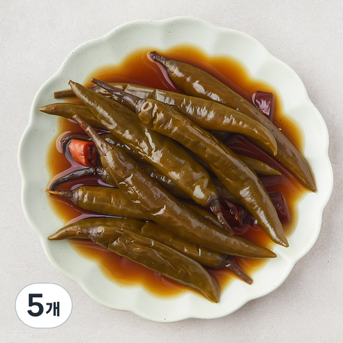 모닝팜 간장고추, 1kg, 5개