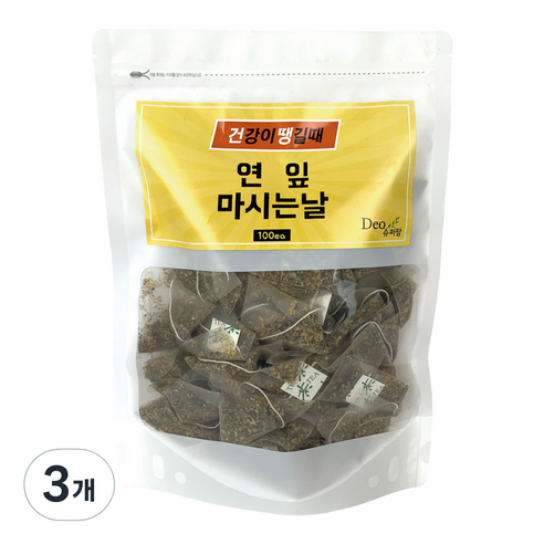 데오슈퍼팜 연잎 마시는날 전통차, 1.3g, 100개입, 3개