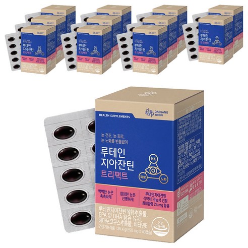 대상웰라이프 루테인 지아잔틴 트리팩트, 60정, 12개