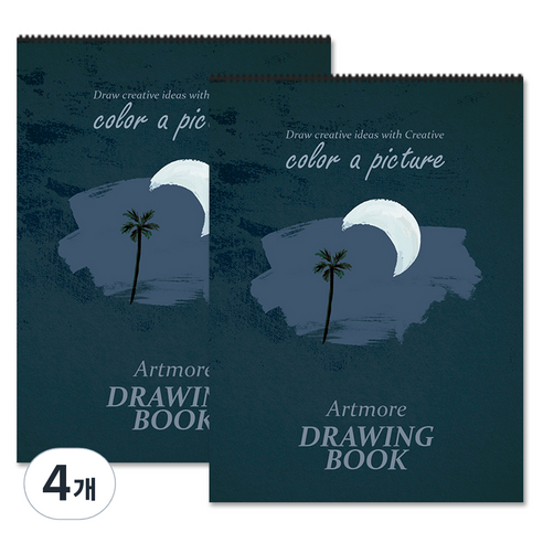 아트모아 전문가용 스케치북 200g, 5절, 15매, 4개