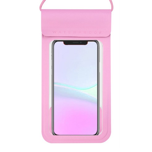 WITHQUARTZ DANDYQUARTZ 휴대폰 방수팩, 핑크, 1개