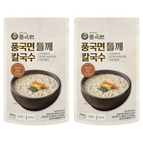 풍국면 풍국면 들깨 칼국수