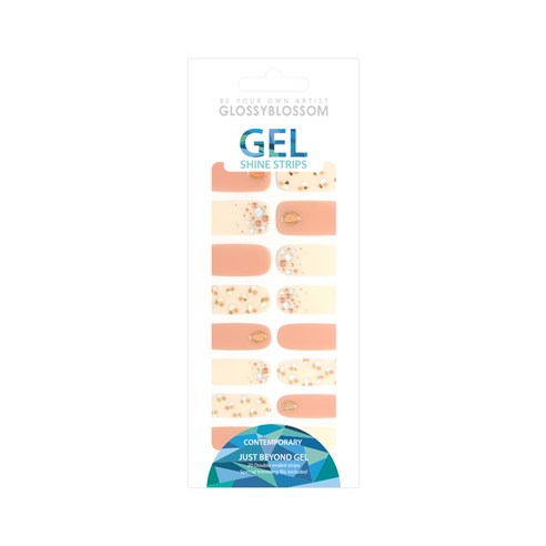 글로시블라썸 젤네일 스티커, 핑크솔트, 1세트