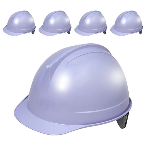 동명 투구형 안전모 라이트퍼플, 5개