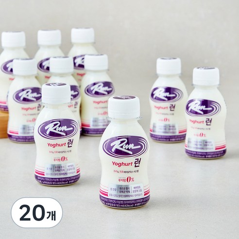 신앙촌 미니 런 요구르트, 93ml, 10개입, 2개