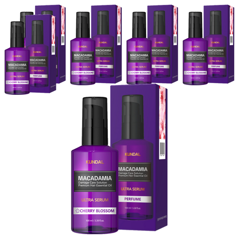 쿤달 울트라 세럼 헤어 에센스 체리블라썸향, 100ml, 6개