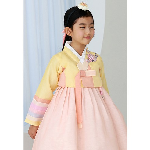 嬰兒 雜貨 女孩 服裝 韓服 套裝 女孩 女孩 嬰兒 嬰兒