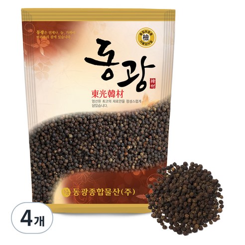 동광종합물산 통후추, 200g, 4개