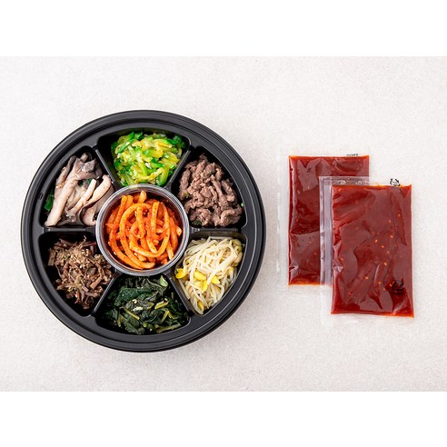 요리초보자도 쉽게 만들 수 있는 맛있는 전주 비빔밥 세트