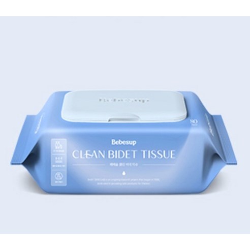 촉촉함과 깨끗함으로 완성하는 상쾌한 마무리, 베베숲 클린비데 화장실용 물티슈