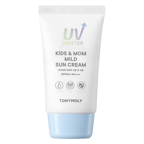 토니모리 유브이 마스터 키즈앤맘 무기 자차 마일드 선크림 SPF50+ PA++++ – 45ml 메디큐브선크림 토니모리 유브이 마스터 키즈앤맘 무기 자차 마일드 선크림 SPF50+ PA++++ – 45ml 메디큐브선크림