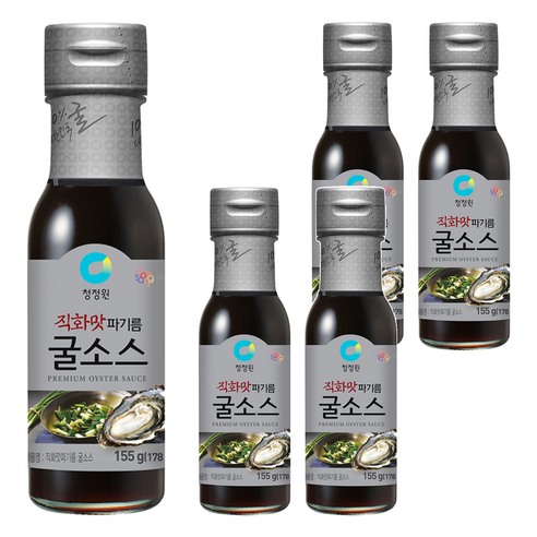 청정원 직화맛 파기름 굴소스, 155g, 5개