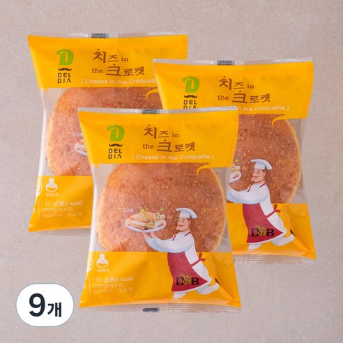 디엔비 치즈 in the 크로켓, 115g, 9개