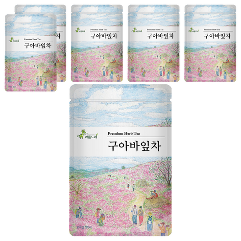 아름드레 삼각티백 구아바잎차, 1.1g, 25개입, 6개