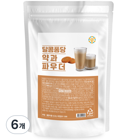 달콤퐁당 약과 파우더 1kg, 1개입, 6개