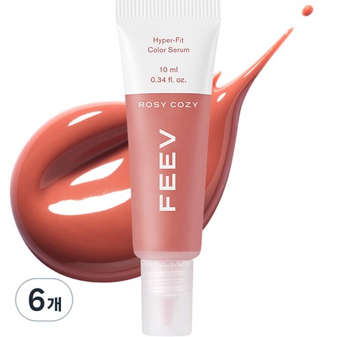 피브 컬러 세럼 블러셔 10ml, 로지코지, 6개