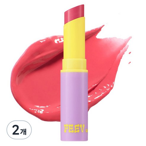 피브 하이퍼 핏 틴티드 립 밤, 코멜리 핑크, 4.5g, 2개