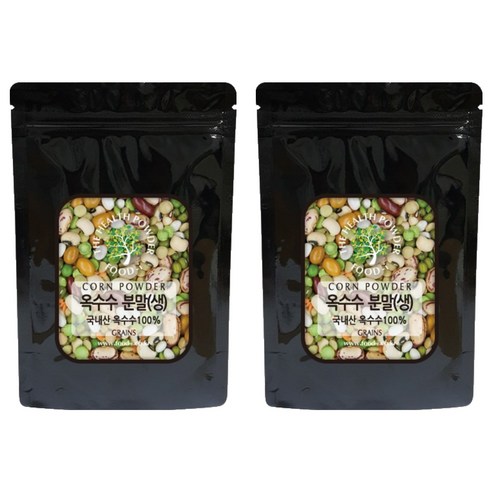 스쿨아이 국내산 생 옥수수 분말, 200g, 2개