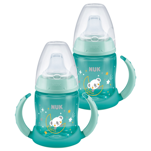 누크 퍼스트초이스 러너 야광 스파우트컵 150ml, 2개, 그린