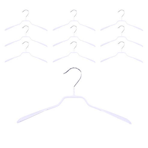 마다메이드 논슬립 미끄럼방지 코팅 옷걸이, 화이트, 10개