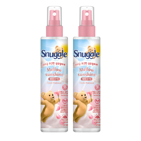 스너글 섬유탈취제 멜로우 선샤인 본품, 150ml, 2개
