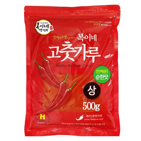 복이네먹거리 떡볶이용고춧가루 상 소스용 순한맛, 1kg, 2개