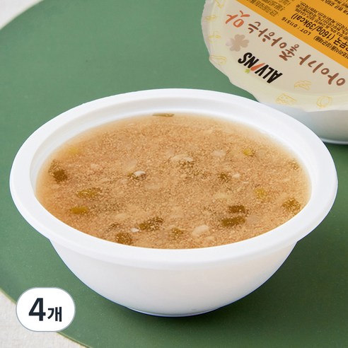 엘빈즈 한우 무우국, 160g, 4개