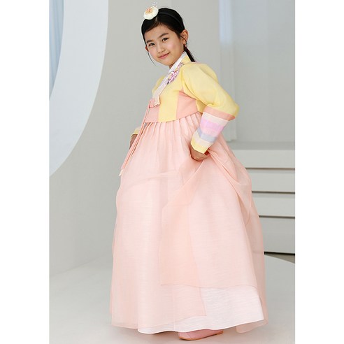 嬰兒 雜貨 女孩 服裝 韓服 套裝 女孩 女孩 嬰兒 嬰兒