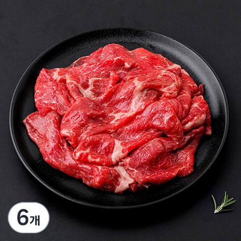 전통참한우 1등급 불고기용 (냉장), 300g, 6개