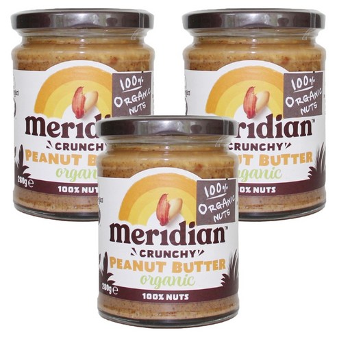 메리디안 땅콩버터 크런치, 280g, 3개