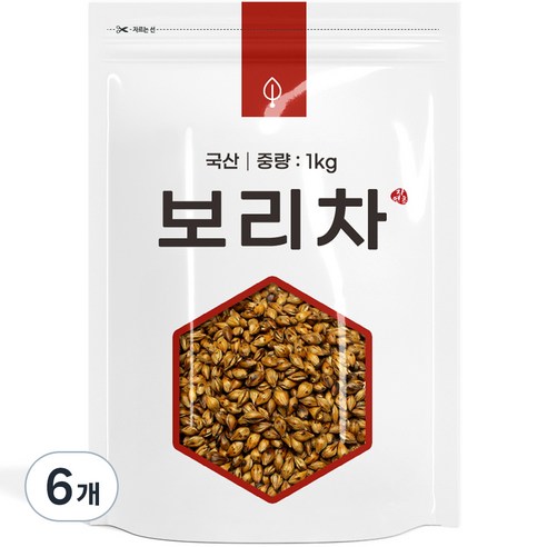 자연초 보리차, 1kg, 1개입, 6개