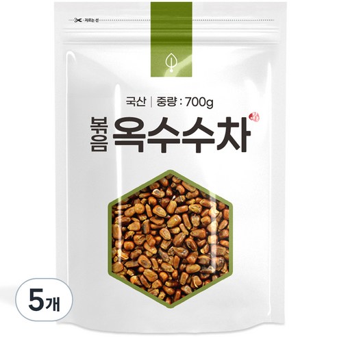 자연초 볶음옥수수차, 1개입, 5개