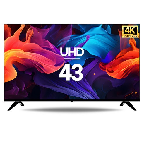 시티브 4K UHD LED TV, DB43H-UHD, 고객직접설치, 스탠드형, 108cm(43인치)